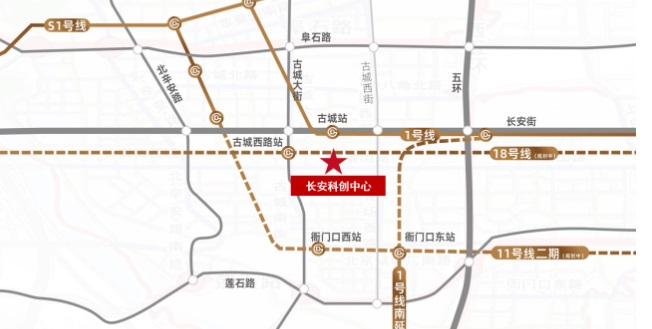 长安科创中心地图